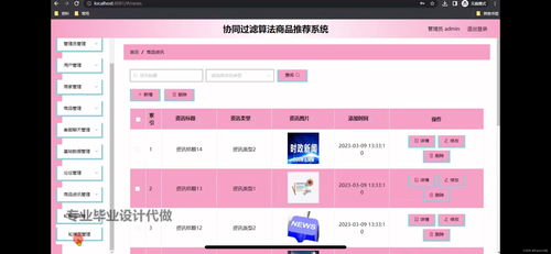 基于協(xié)調(diào)過濾算法商品推薦系統(tǒng)的設(shè)計(jì) 計(jì)算機(jī)畢業(yè)設(shè)計(jì)